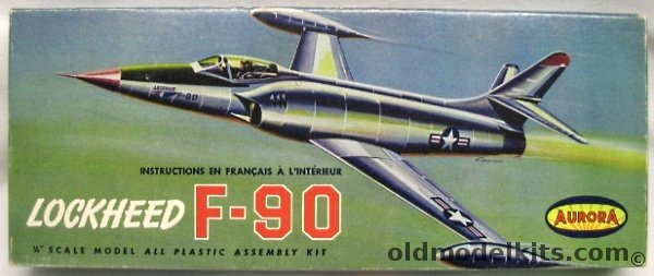 Aurora 1/48 Lockheed F-90 Penetration Fighter, 33-129